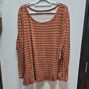 Maurices Striped Long Sleeve Tee